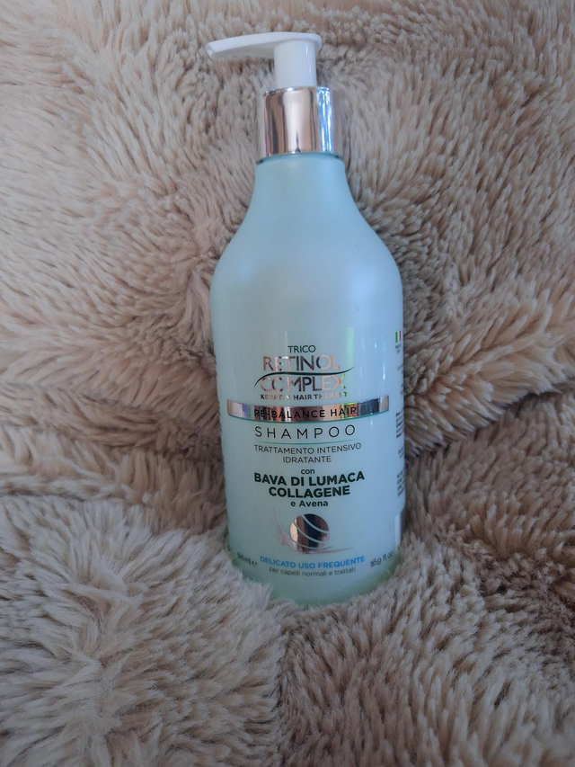 Retinol shampooing bava di lumaca collagene