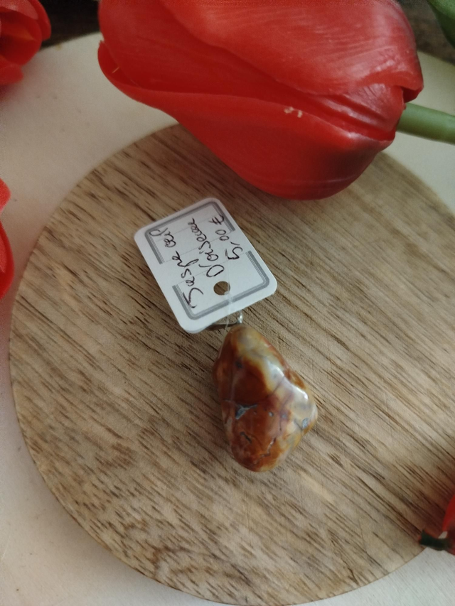  Pendentif en Jaspe Œil d’Oiseau