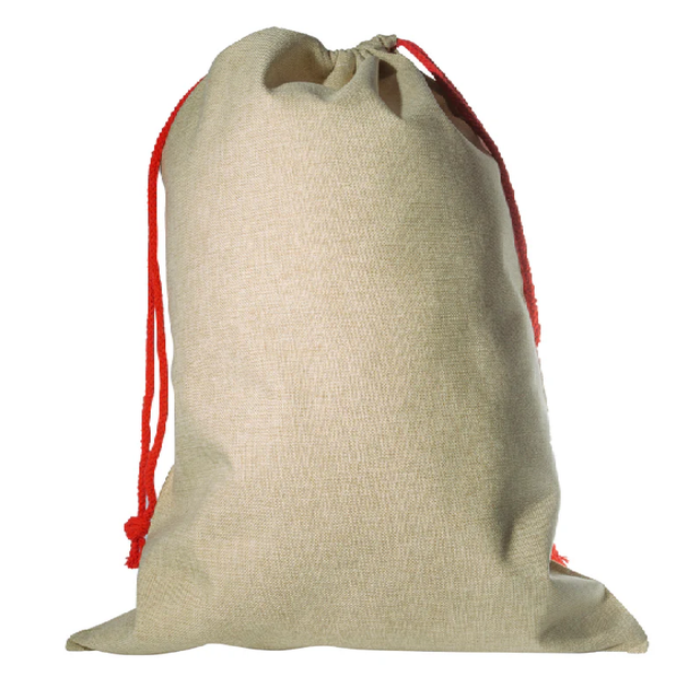 Faux Burlap Santa Sack (Various Sizes)