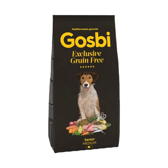 Croquettes Gosbi Exclusive Grain Free Senior Medium