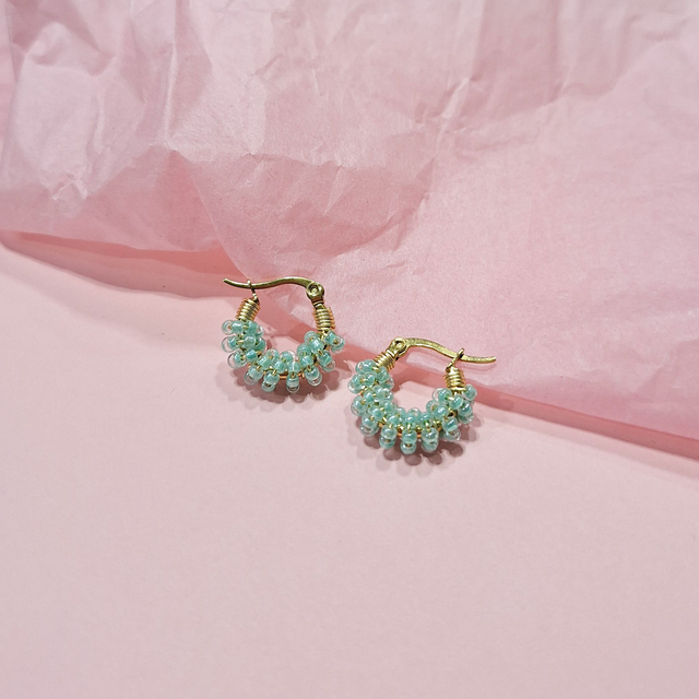 Helmirenkaat, 2cm, vaalea minttu