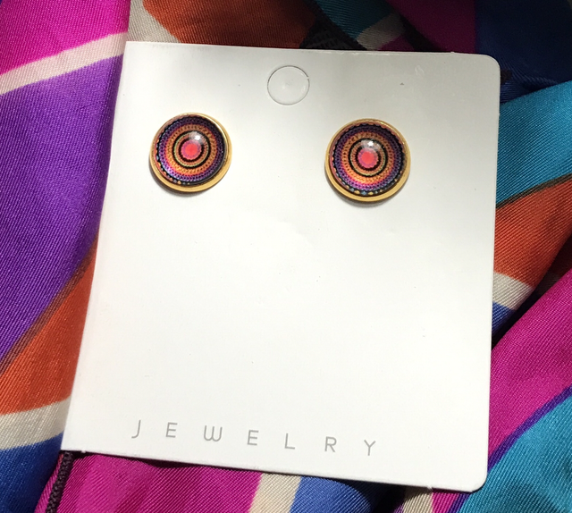 Mixed Stone Stud Earrings - STU71