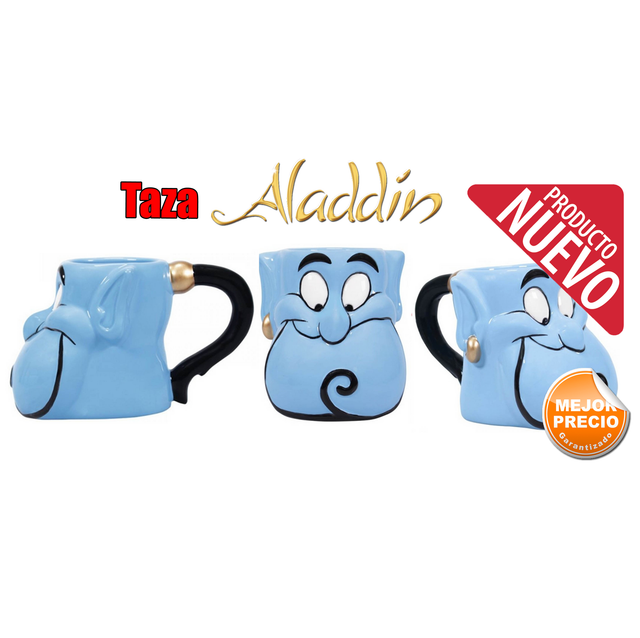 TAZA 3D 410ml Genio Aladin