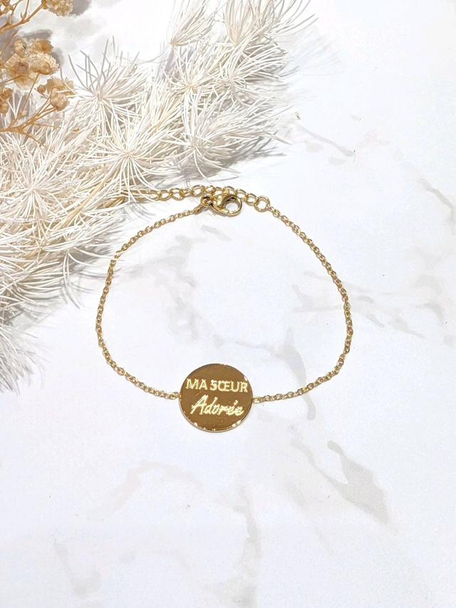 Bracelet MA SŒUR adorée
