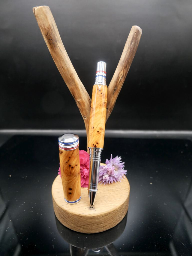 Stylo roller france loupe d'If 