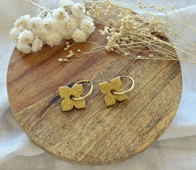 PAILLETTE - trèfle pointu 