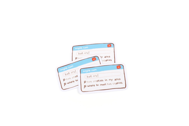 Hot cryptids sticker