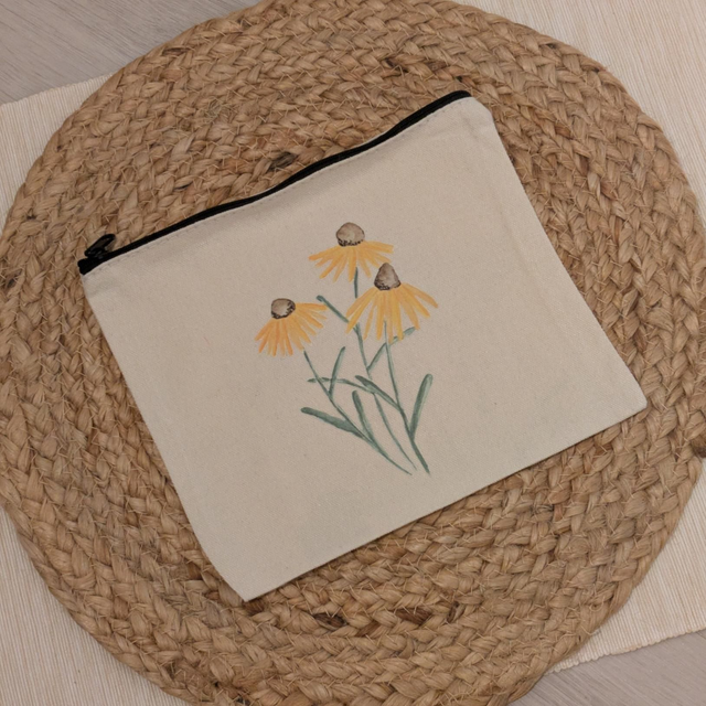 Reißverschlusstasche "Sonnehut"