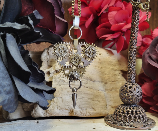 Collier "Rouages du Temps"