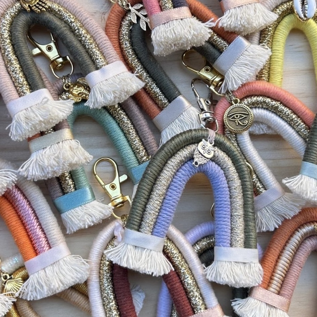 Atelier Porte-clef: Arc-en-ciel ou macramé au choix 