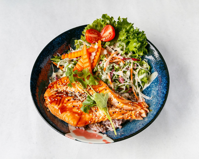 Lachs Teriyaki