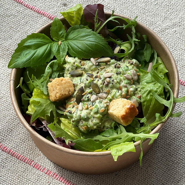 Side Salad- Green Pea &amp; pesto dip