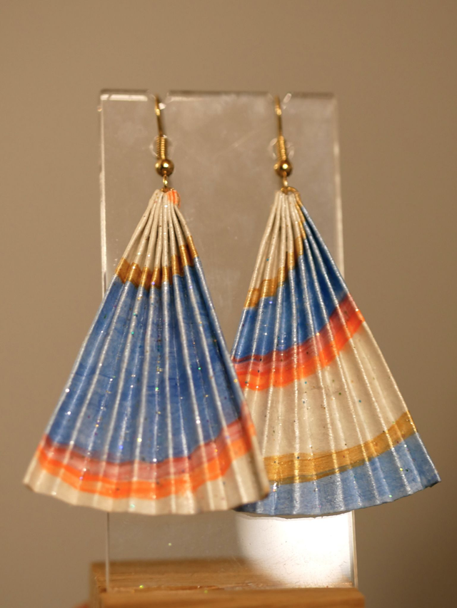 Parchemins ciel nuagé paillettes