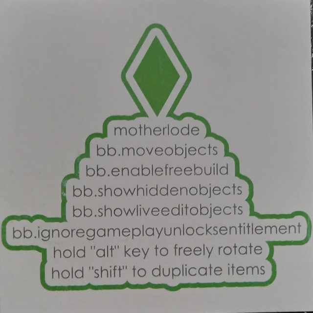 SIMS Cheat Stickers