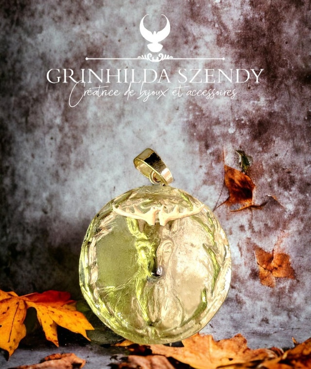 Pendentif cerf 6 cm Seul 