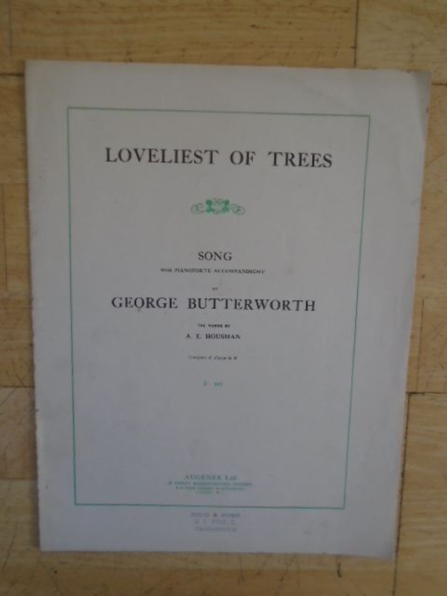 Loveliest of Trees Sheet Music Music by George Butterworth