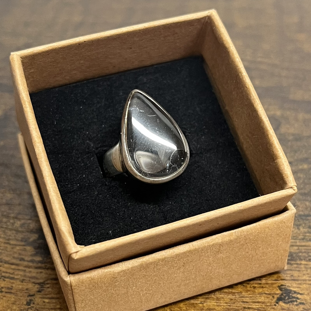 Bague en argent et Quartz - Taille 55