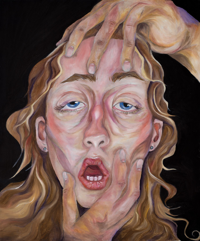 Agraphobia - print of oil painting by Meave Carre