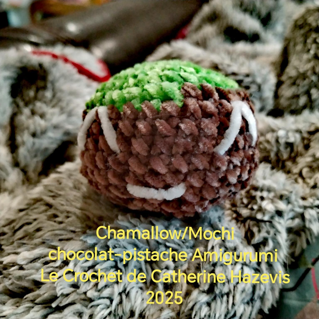 2025 Chamallow/Mochi chocolat-pistache Amigurumi 