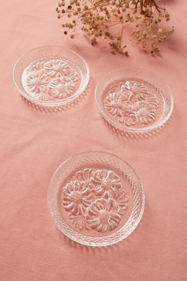 Lot de mini soucoupes fleurs ✨