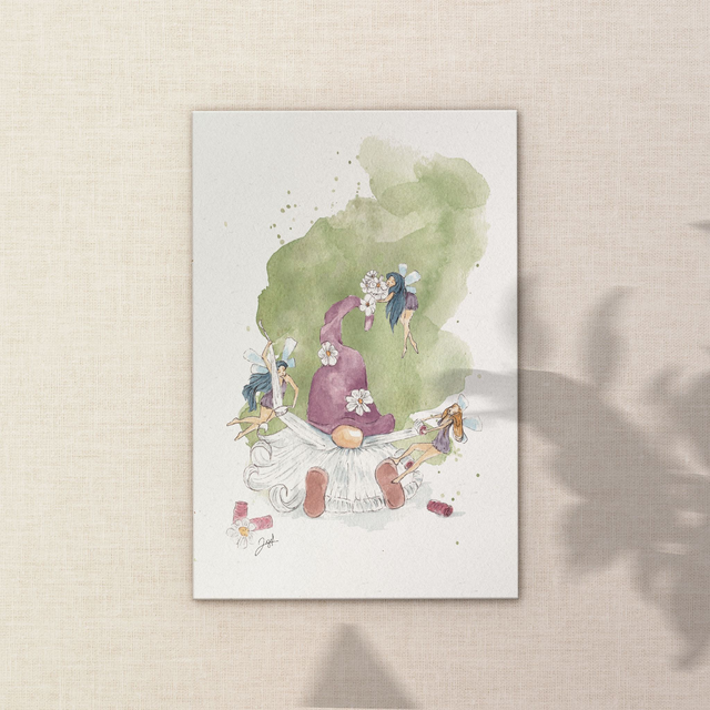 Carte postale - Brocéliande - Coquetterie