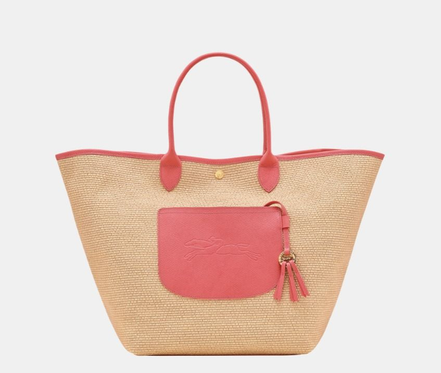 PANIER LONGCHAMP LE PLIAGE COLLECTION - L - Toile - BLUSH