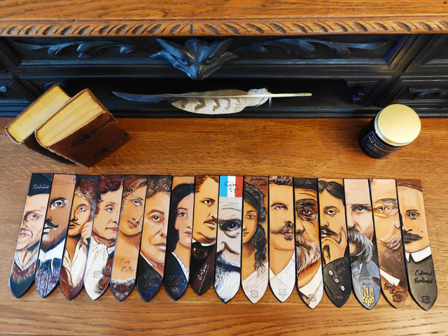 Marque-pages regard d&#039;écrivains