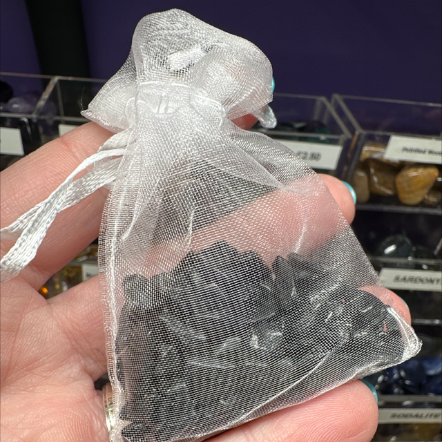 Black Obsidian Chips 