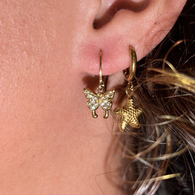 Boucle d’oreille - Papillon