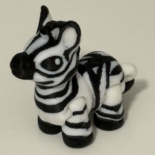 3D Printed Zebra