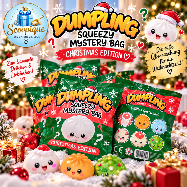 🎄 VORBESTELLUNG | Mystery Christmas Dumpling Squeezy
