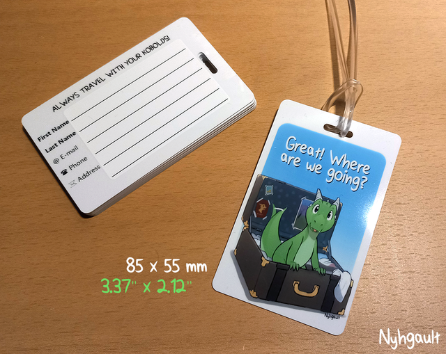 Kobold Luggage Tag