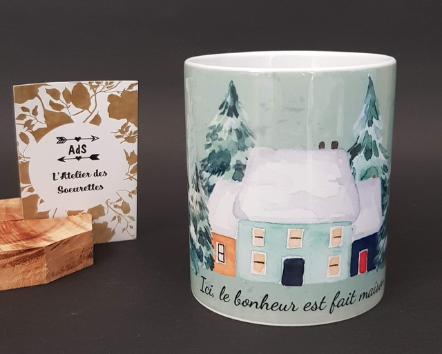 Mug - Maison du bonheur (11d)