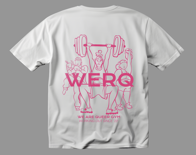 T-shirt White - Pink