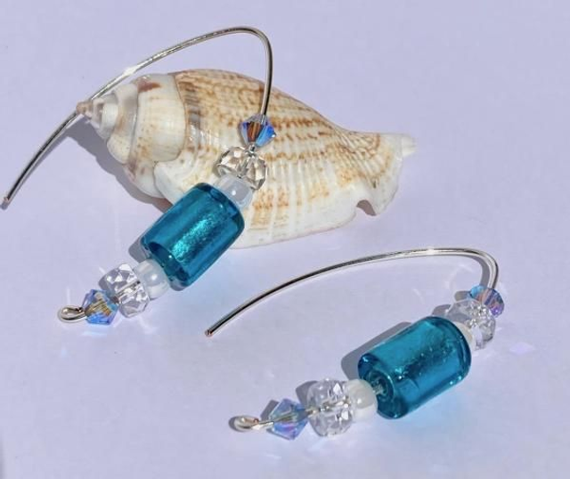 Boucles d'Oreille - Turquoise 