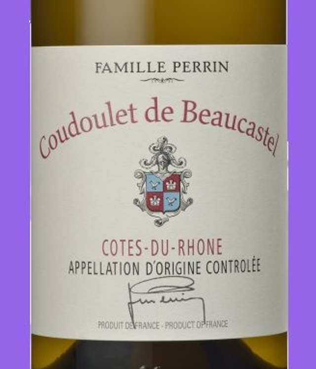 Château de Beaucastel ‘Coudoulet de Beaucastel’ Blanc, 2021, Côtes-du-Rhône