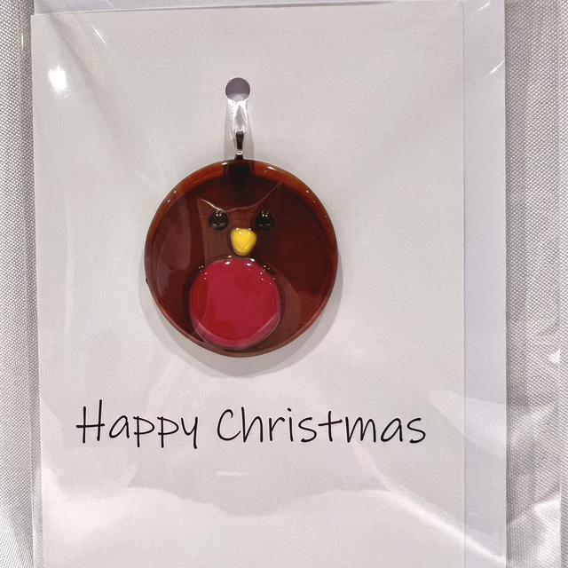 Cheeky Chunky Robin Christmas Card