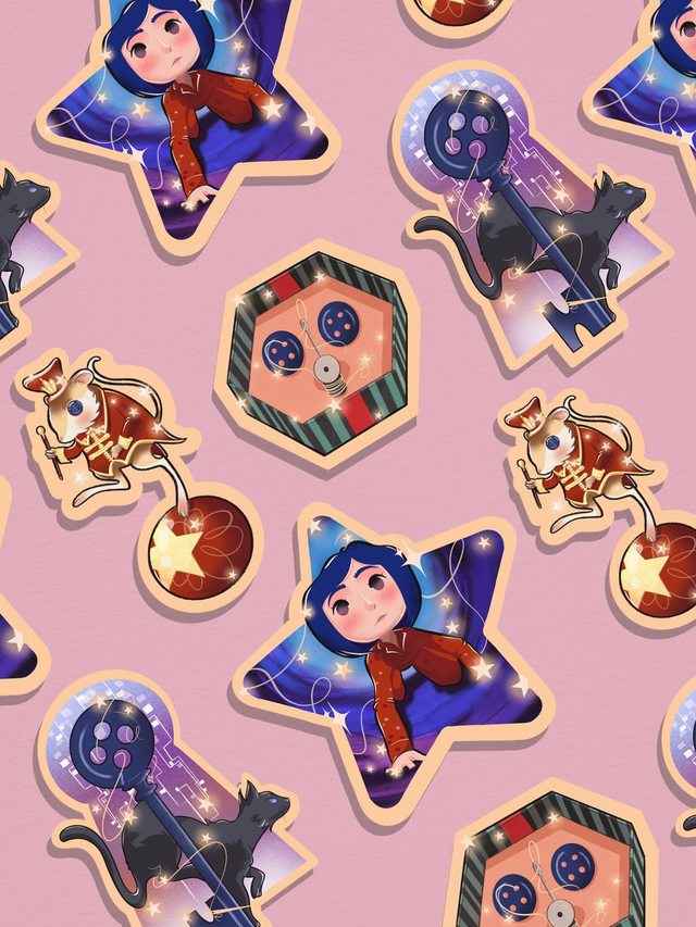 Stickers Coraline