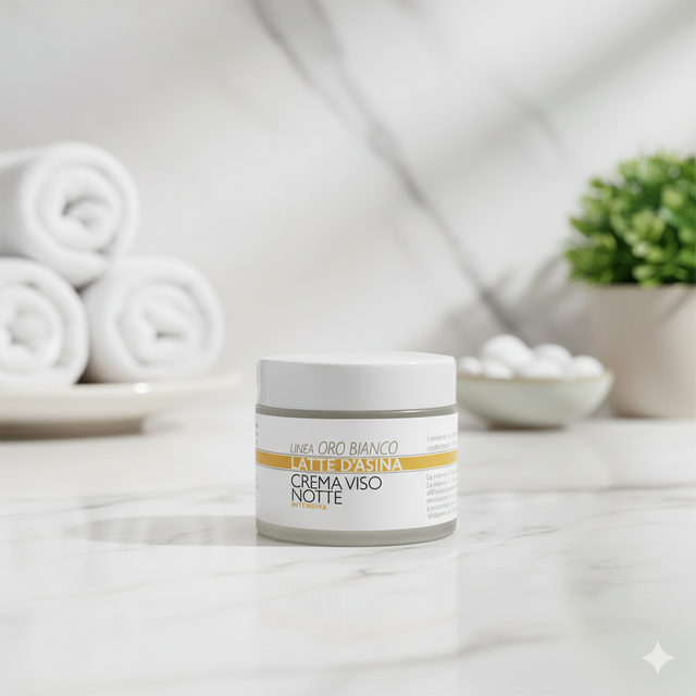 Crème de nuit au lait d'anesse (Halbéa) 