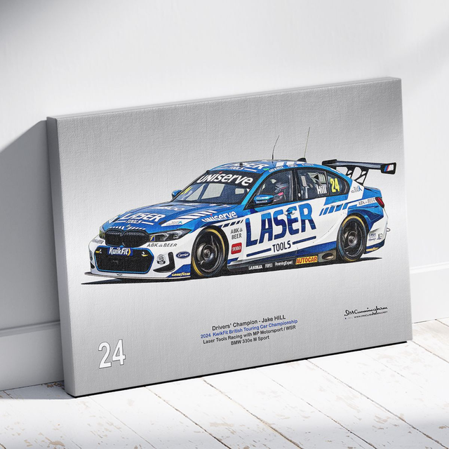 C241002 BMW 330e BTCC 24 WSR #24 HILL CHAMPION Donington Park