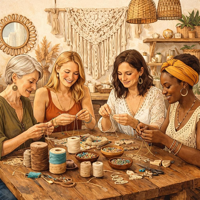 Atelier iniation macramé