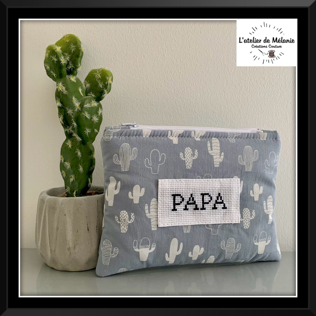 Pochette molletonnée "Papa"
