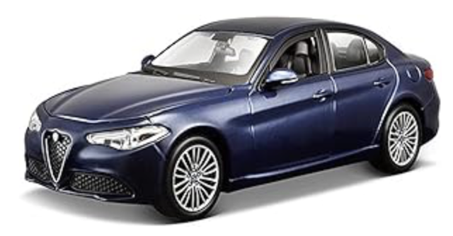 Alfa Romeo Giulia Blau Bburago 1:24