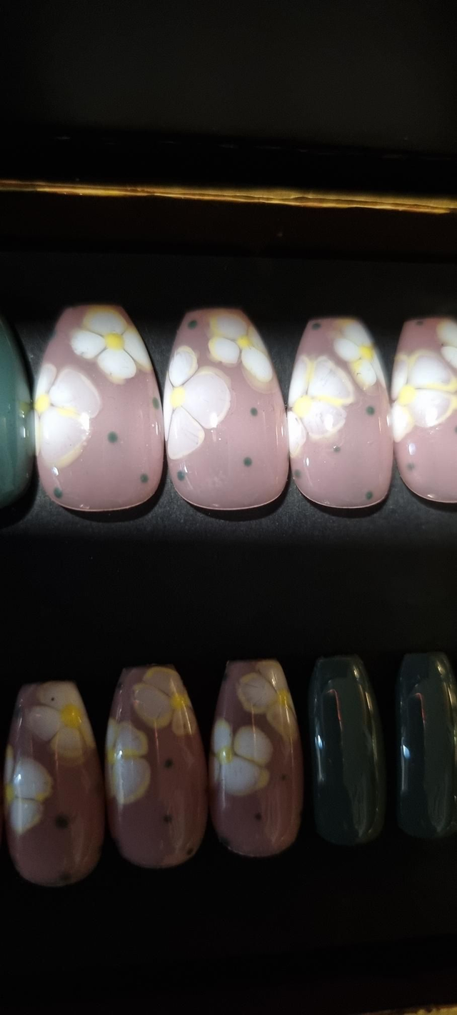 Green bloom flower little ballerine S