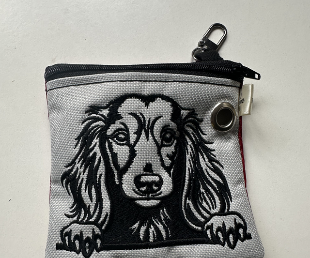 Poo Bag Dispenser - Dachshund Long Haired