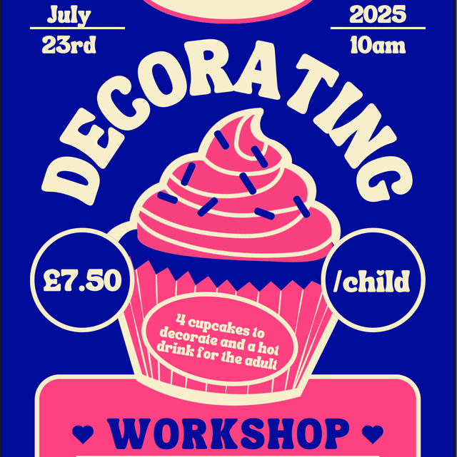 Cupcake workshop - no adult drink