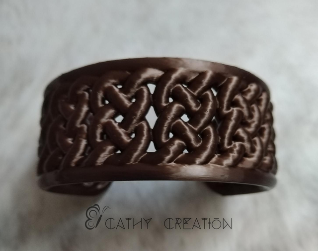 Bracelet tressé en impression 3D 