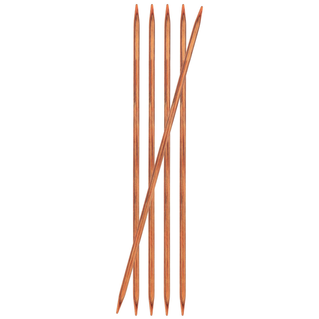 KnitPro Ginger Set of 5 x 15cm Long Double End Knitting Pins
