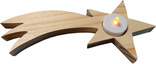 Etoile de Noël bougeoir