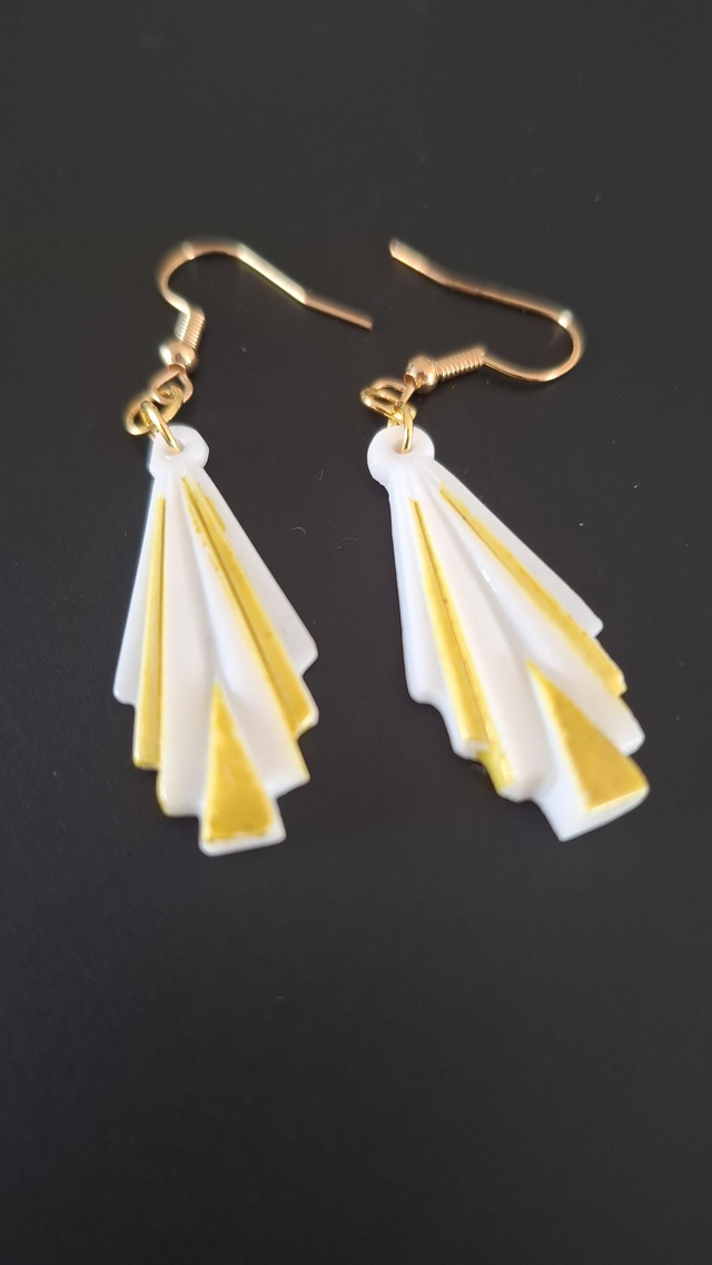 Boucles d&#039;oreilles style Art déco 